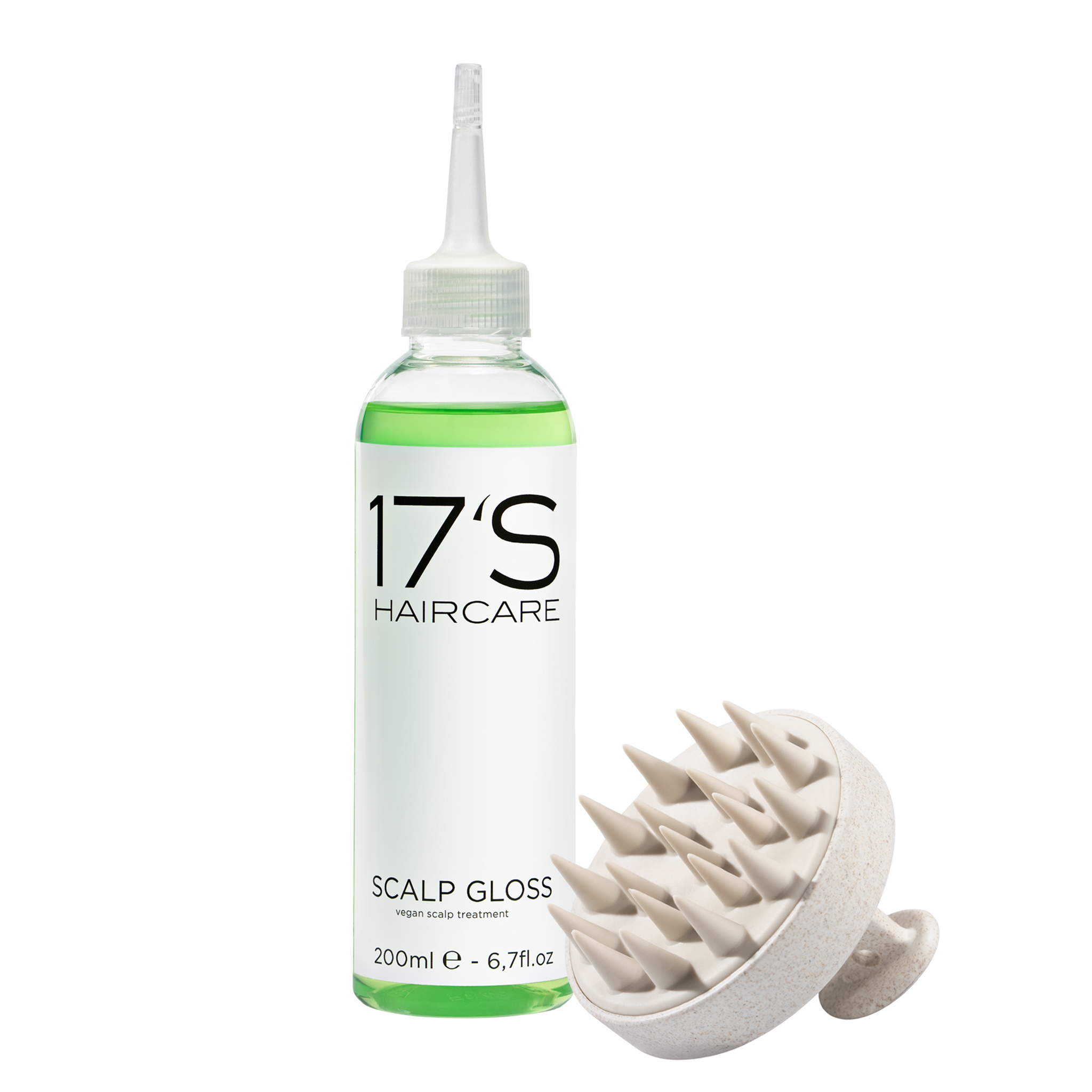 17's Haircare bundle with Scalp Gloss and Scalp Massager for gentle scalp care and a healthy scalp routine