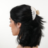 17's Haircare Vanilla Pearl Claw Clip detail showing the vanilla pearl finish and acetate design